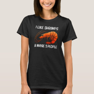 Best Shrimp For Men Women Prawn Animal Seafood T-Shirt