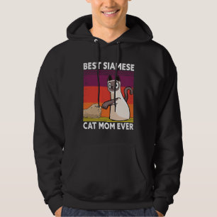 Best Siamese Cat Mom Ever Cat Hoodie