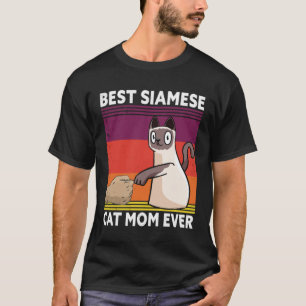 Best Siamese Cat Mom Ever Cat T-Shirt