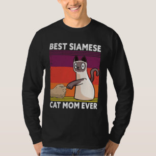 Best Siamese Cat Mom Ever Cat T-Shirt