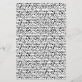 best silver flowers 5.5" x 8.5" Flyer Paper