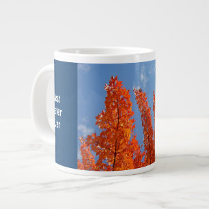 Best Sister Ever Large Jumbo Mugs Autumn Leaves
