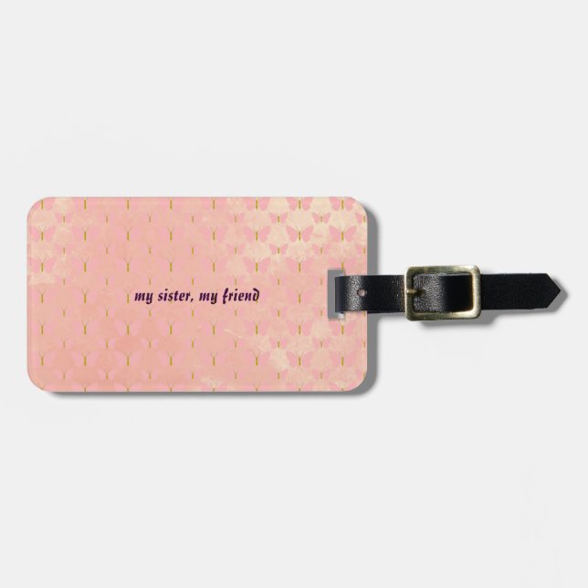 Best Sister Ever Luggage Tag (Front Horizontal)