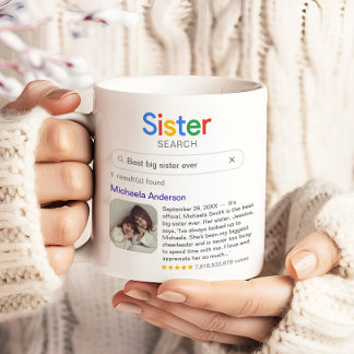 Best Sister Ever Search Results Photo & Message Coffee Mug