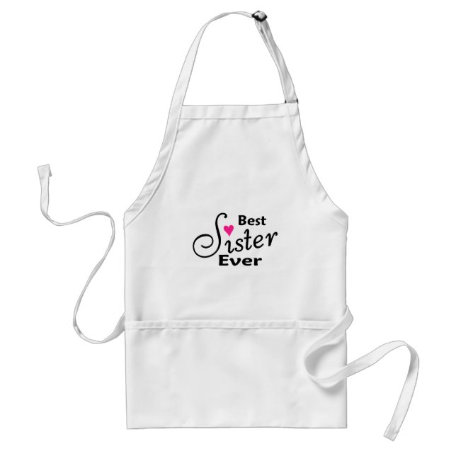 Best Sister Ever Standard Apron (Front)