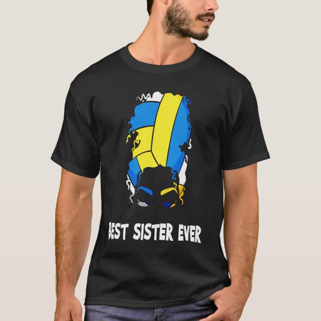 Best Sister Ever Volleyball Mother's Day Sister Me T-Shirt (Front)