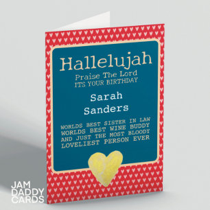 Best Sister In Law Birthday Card