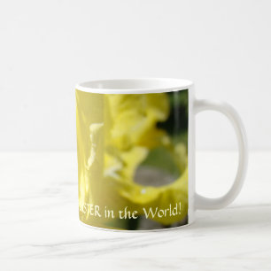 BEST SISTER in the WORLD! Iris Flower Coffee Mug