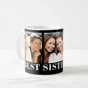 Best Sister Photo Collage  Coffee Mug