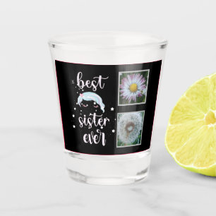 Best Sister Photo Template Shot Glass