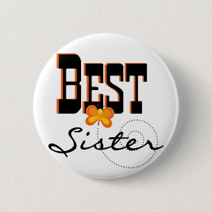 Best Sister T-shirts and Gifts 6 Cm Round Badge
