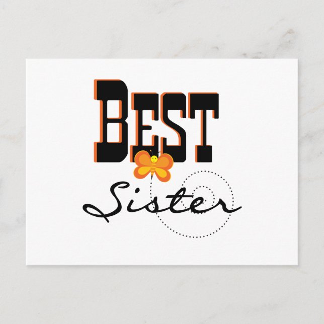 Best Sister T-shirts and Gifts Postcard (Front)