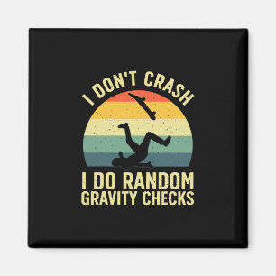 Best Skateboarding Design For Men Women Kids Skate Magnet