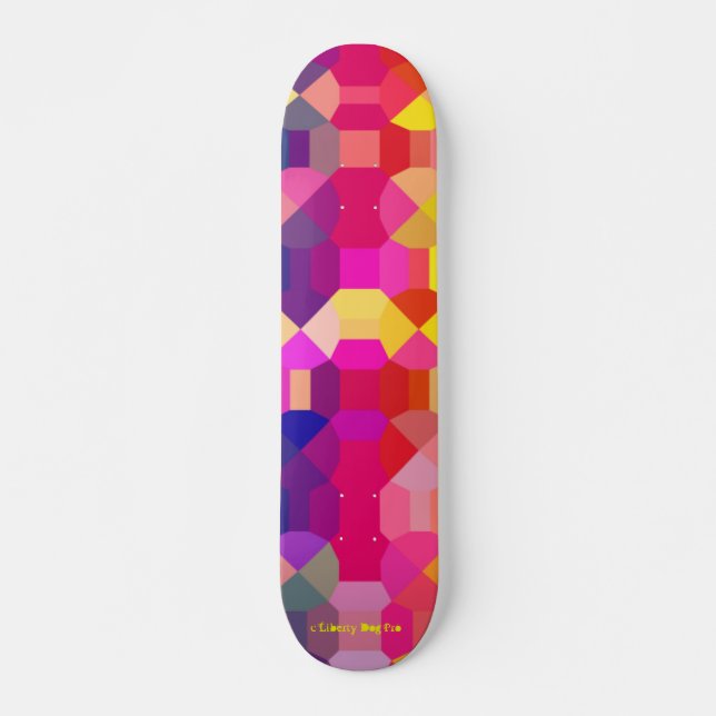 BEST SKATEBOARDS - RAINBOW MOSAIC - CUSTOM (Front)