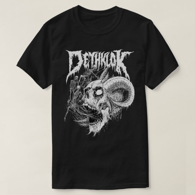 best skull logo rock band dethklok mestikoemelu Cl T-Shirt (Design Front)