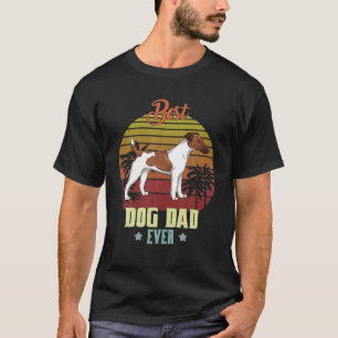 Best Smooth Fox Terrier Dad Ever Daddy Dog Lover T-Shirt