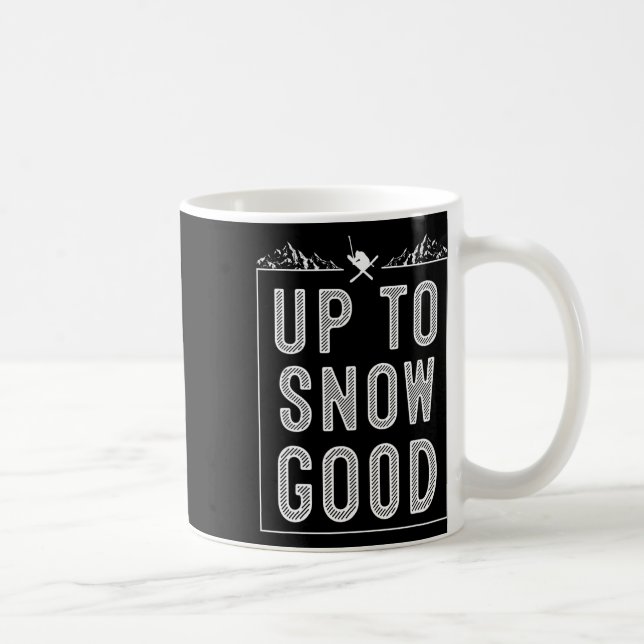Best Snowboard Skiing Ride Gift Cute Skiers Men Wo Coffee Mug (Right)