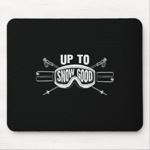 Best Snowboard Skiing Ride Gift Cute Skiers Men Wo Mouse Pad