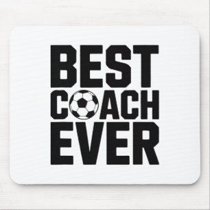 Best Soccer Coach Ever For Men Gift Idea Funny God Mouse Pad