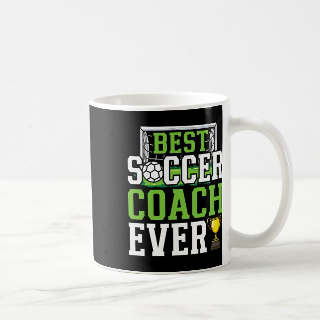 Best Soccer Coach Ever Funny Trainer  Coffee Mug (Right)
