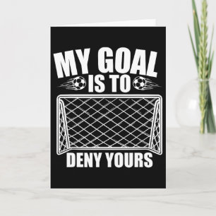Best Soccer Design For Men Women Goalkeeper Soccer Card