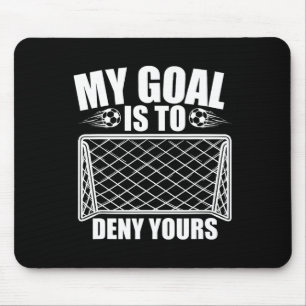 Best Soccer Design For Men Women Goalkeeper Soccer Mouse Pad