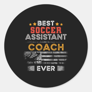 Best Soccer Istant Coach Ever _ Istant Coach  Classic Round Sticker