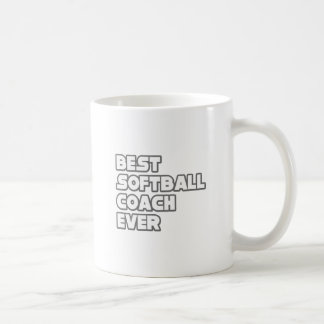 Best Softball Coach Ever Coffee Mug