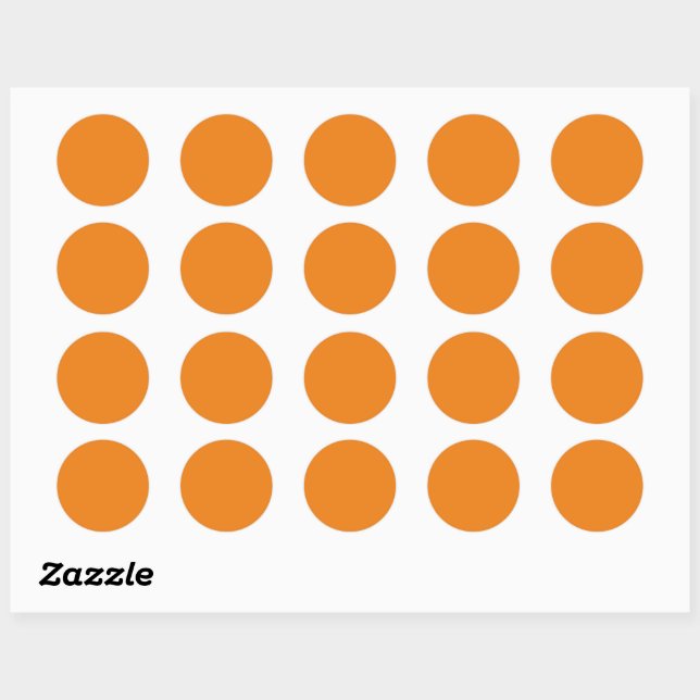 Best Solid Colour And Texture Classic Round Sticke Sticker (Sheet)