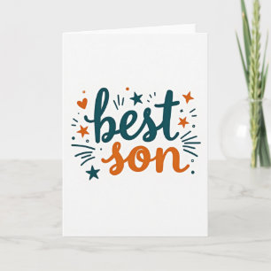 Best Son Celebration Card