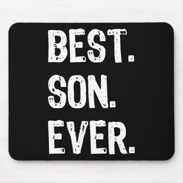 Best Son Ever Funny Family Cool  Mouse Pad (Front)