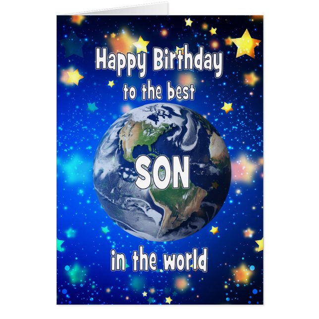 Best Son In The World Birthday (Front)