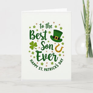 Best Son St Patricks Day Card