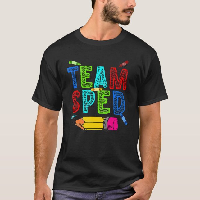 Best Special Education For Men Women Special Ed Te T-Shirt (Front)