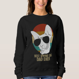Best Sphynx Cat Dad Hairless Cat Father Men’s Mp Sweatshirt