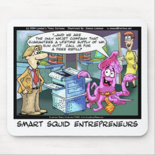 Best Squid Entrepreneur Funny Tees Gifts Mugs Etc Mouse Pad