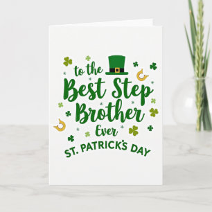 Best Step Brother Ever Card