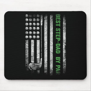 Best Step-dad By Par Father's Day Gifts Golf Lover Mouse Pad