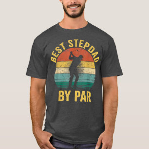 Best Stepdad By Par Father's Day Gift Golf Lover G T-Shirt