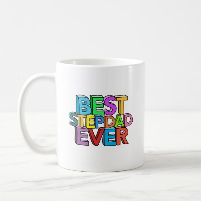 Best Stepdad Coffee Mug (Left)
