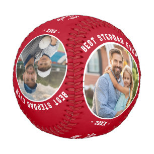 Best Stepdad Ever 4 Photos Father`s Day Baseball