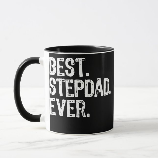 Best Stepdad Ever Fathers Day Gift for Men from Mug (Left)