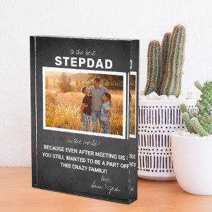 Best Stepdad   Father's Day Photo Block