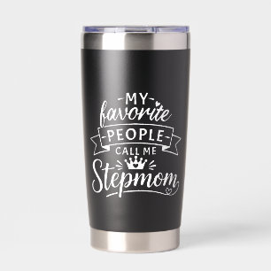 Best Stepmom Gift From Cute Blended Family Insulated Tumbler