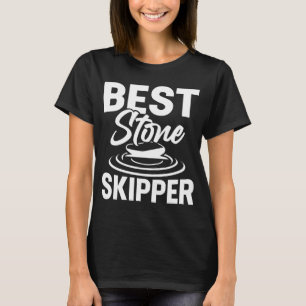 Best Stone Skipper  Flat Stone Skipping Technique  T-Shirt