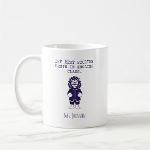 Best Stories Begin In English Class Teacher Coffee Mug
