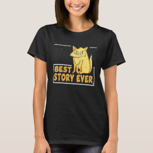 Best Story Ever Grumpy Cat With Coffee Bad Cattit T-Shirt