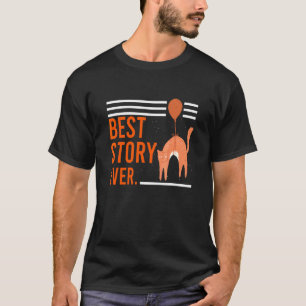 Best Story Ever Grumpy Cat With Coffee Bad Cattit T-Shirt