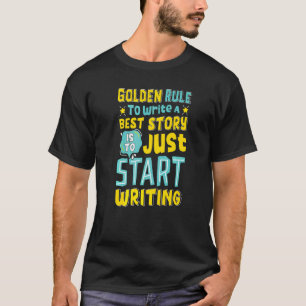 Best Story Start Writing Book Writer Author Graph T-Shirt