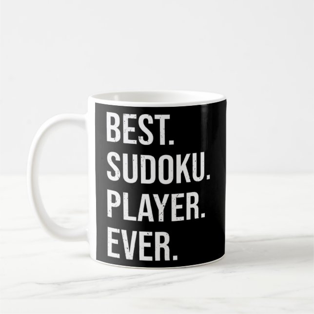 Best Sudoku Player Ever Sudoku  Coffee Mug (Left)